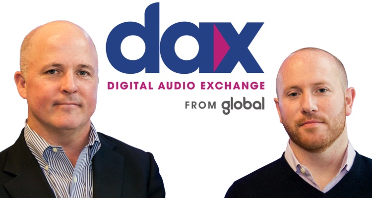 Digital Audio Exchange (DAX) chief revenue officer DAX Jeff McCarthy (l) and CEO Matt Cutair.