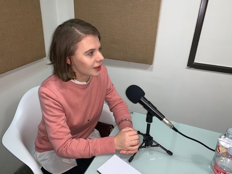 Nermina Mumic, data analyst at Rebeat Innovation, discusses accounting irregularities and fraud at the Digital Music News offices (photo: Digital Music News)