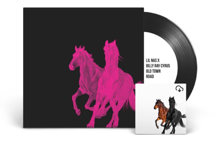 There's more down this dusty road. Lil Nas X's just-released 'Old Town Road' vinyl with download. 