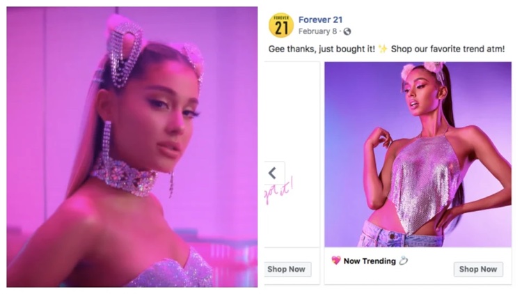 Ariana Grande Sues Forever 21 For Using A Model That Sort Of