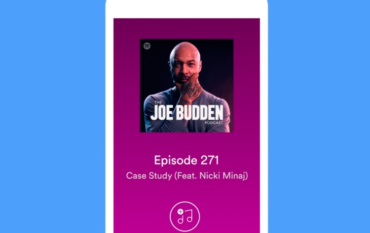 Spotify's new podcast and music mix-n-match playlist feature