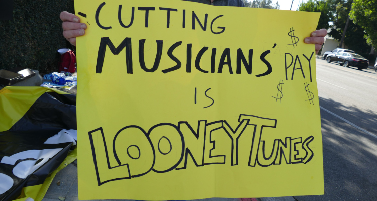 Musicians Protest HBO Max Launch at Warner Bros. Studios