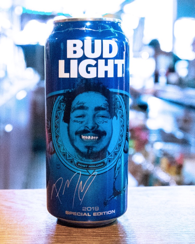 Bud Light Basically Owns Post Malone This Point