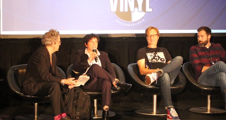 Rosie Lopez, president of Tommy Boy Records, speaking at Making Vinyl in Hollywood, CA last week (photo: Digital Music News, Public Domain)