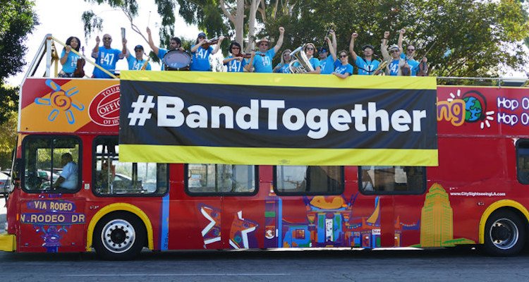 #BandTogether Rally at Disney Studios on Disney+ Launch Day To Demand Streaming Residuals