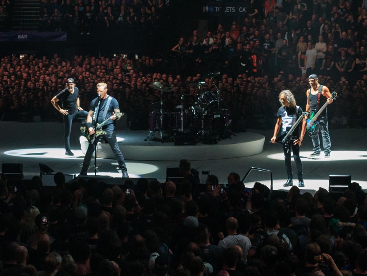 Metallica Plays London's O2, 2017 (photo: Kreepin Deth CC SA 4.0)