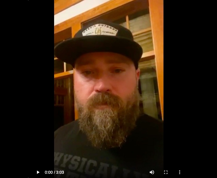 A tearful Zac Brown announces the layoff of 90% of his touring staff.