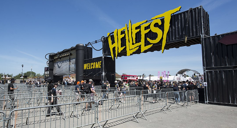 Hellfest entrance.