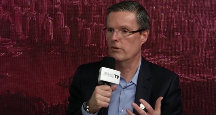 SOCAN CEO Eric Baptiste speaking at the Juno Awards, 2018