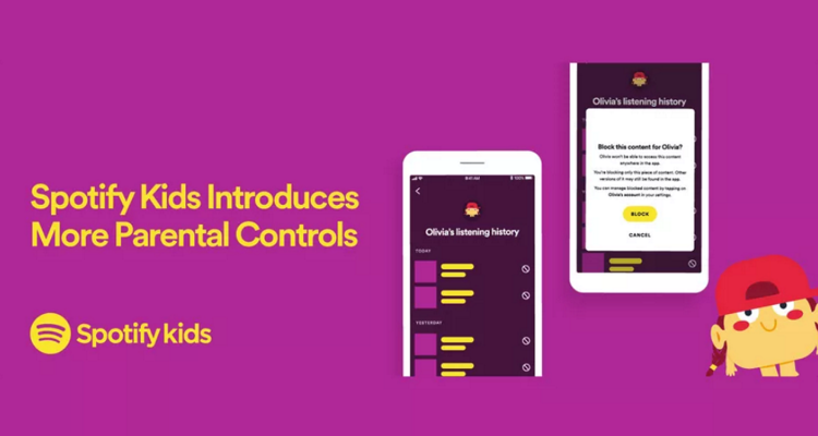 Spotify Kids controls