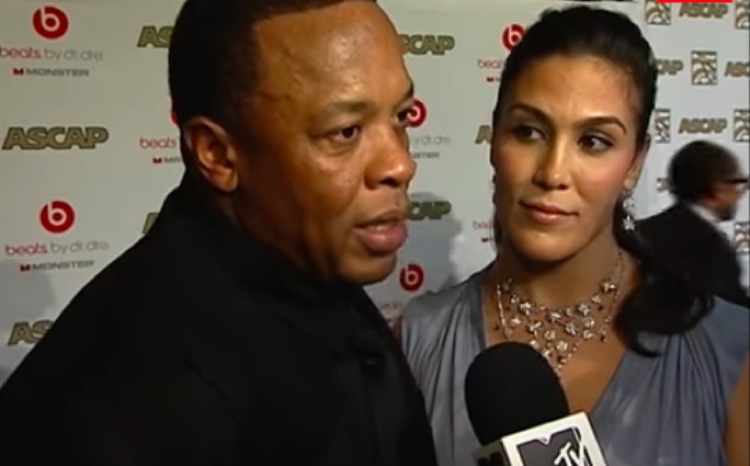 Nicole Young supports Dr. Dre at an ASCAP industry event, 2015