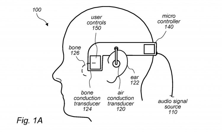 AirPods bone conduction patent