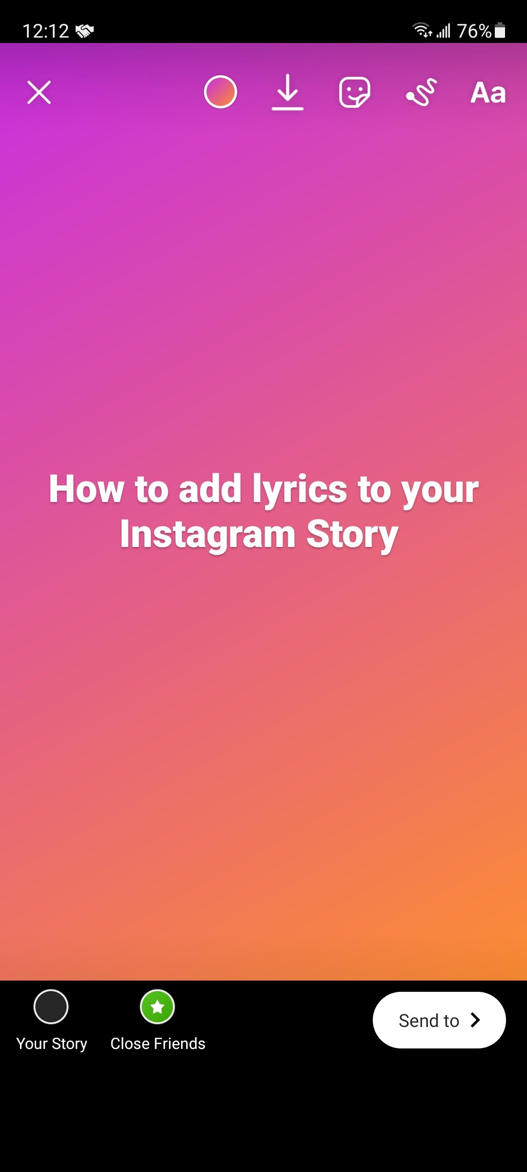 Here's How To Add Lyrics To Instagram Stories For A Total Sing-Along Moment