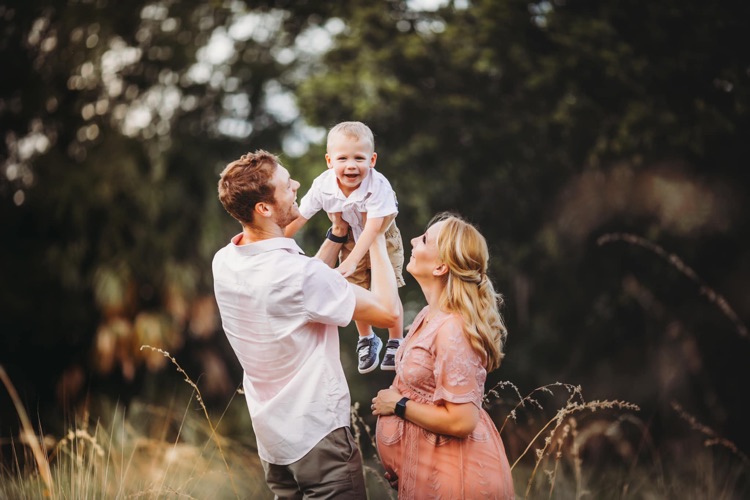 Michael and his family