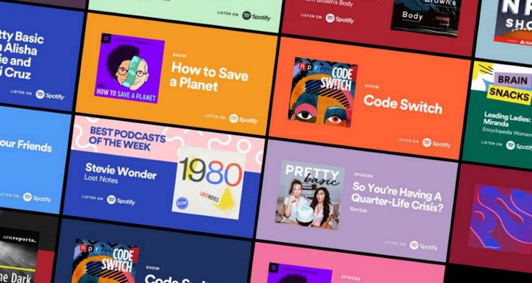Spotify promo cards