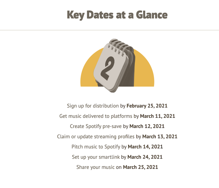 How (AND WHEN) to Schedule Your Next Music Release