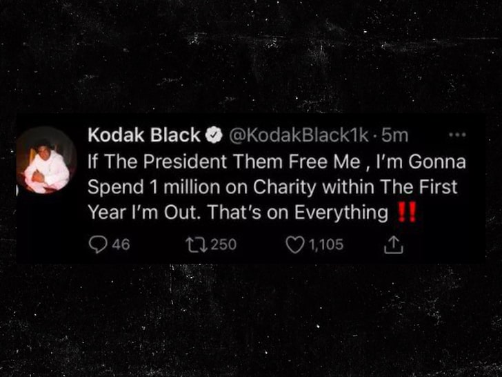 Kodak Black tweet