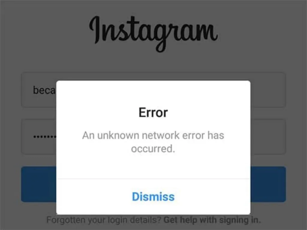 instagram errors