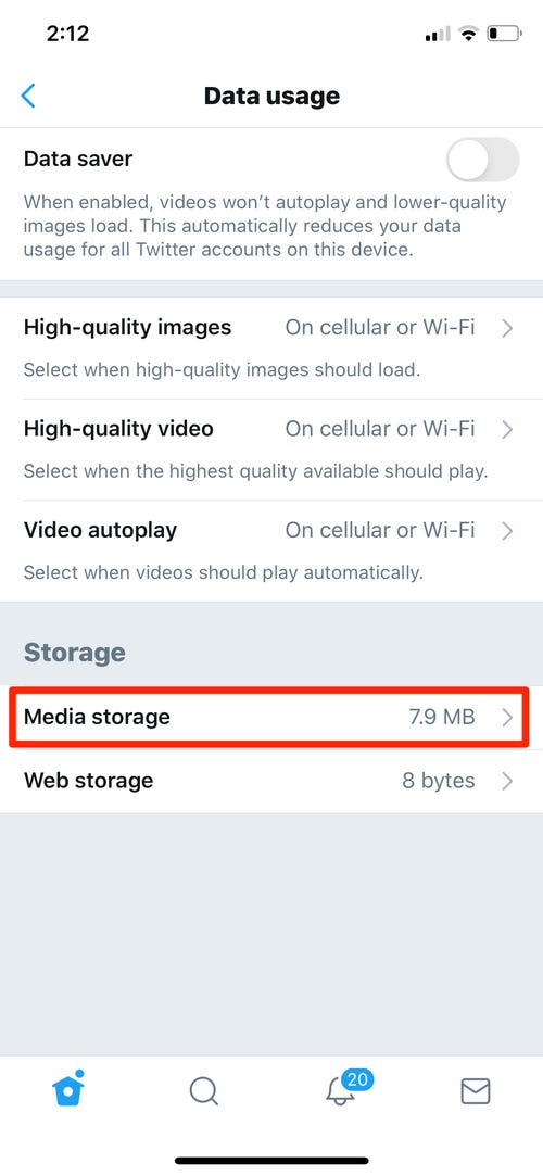 clear twitter cache keeps crashing