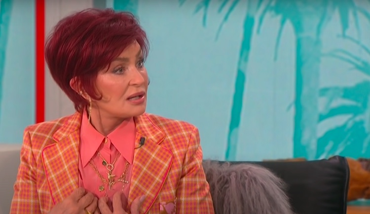 Sharon Osbourne in a heated exchange on The Talk, March 10th.