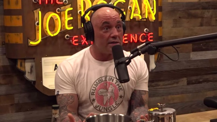 Joe Rogan with guest Andrew Santino on April 29th.