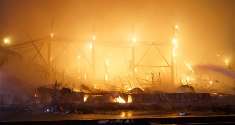 LA warehouse fire