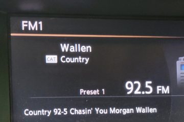 Morgan Wallen playing earlier this month on Nashville's The Big 98 after a reinstatement by corporate parent iHeartMedia.