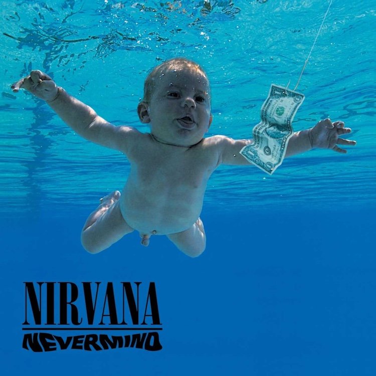 Cover artwork of the iconic album Nevermind, released by Nirvana on September 24th, 1991.