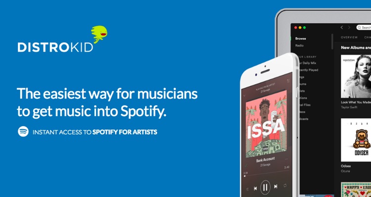 DIstrokid + Spotify (Circa 2018) (Photo: Digital Music News)
