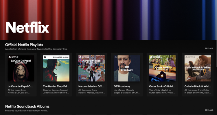 Love the Soundtrack of that Netflix Series? Now It's On Spotify