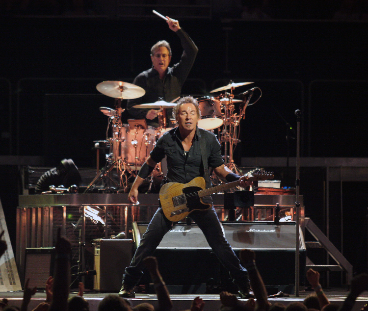 Bruce Springsteen performing in 2008 (Photo Credit: Craig ONeal CC 2.0)