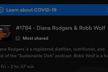 Spotify COVID-19 disclaimers
