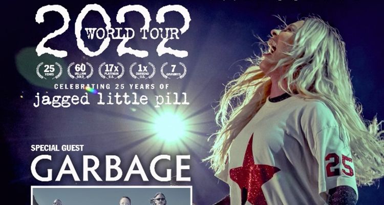 Alanis Morissette Jagged Little Pill tour dates 2022