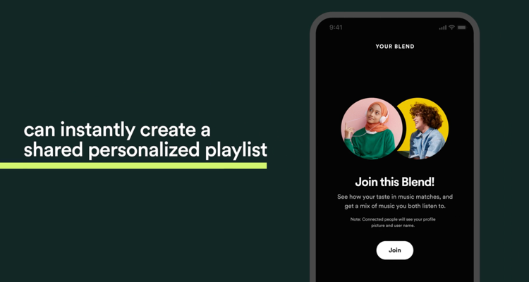 Spotify opens Blend playlist