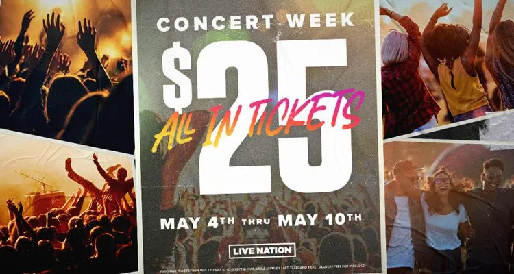 Live Nation concert week