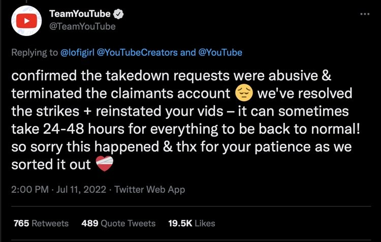 Popular music stream Lo Fi Beats taken down after false copyright claim (updated)