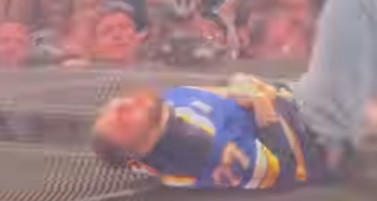 Post Malone suffers nasty fall on stage