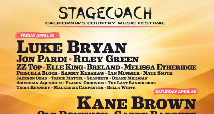 Stagecoach 2022 lineup