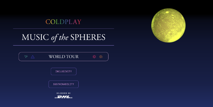 Coldplay Music of the Spheres Tour