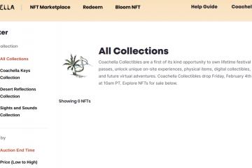 Coachella NFT collection disappears