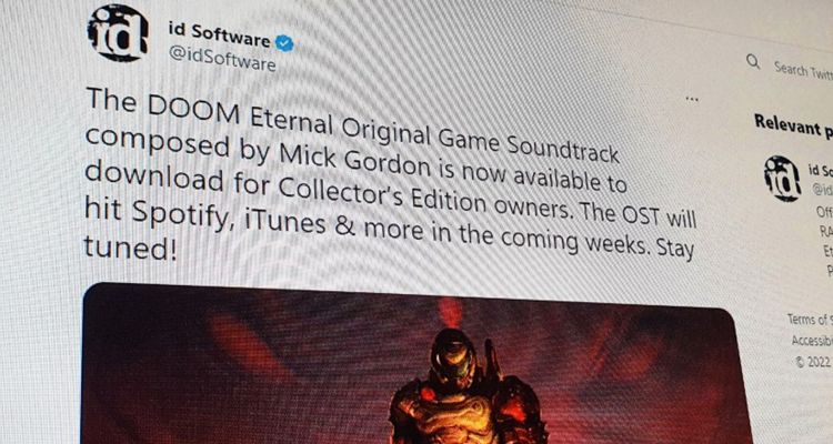 Doom Eternal composer OST complaints