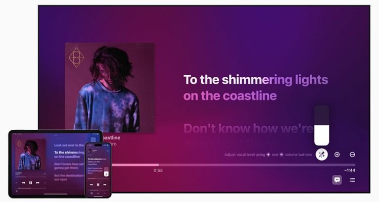 Apple Music sing lyrics