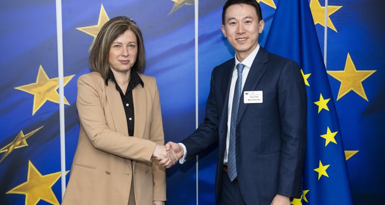 TikTok CEO meets EU officials