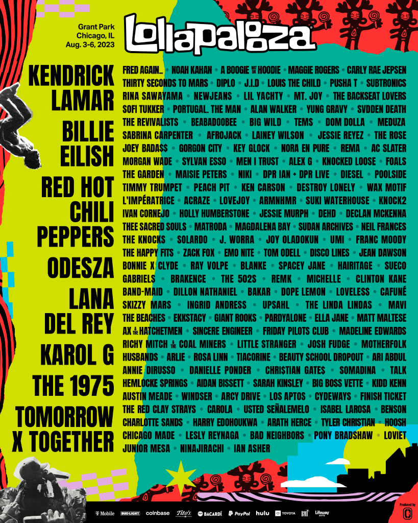 lollapalooza 2023 lineup