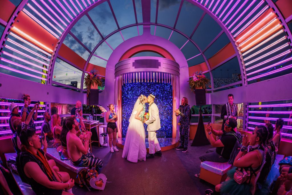 wedding chapel at edc las vegas 2023