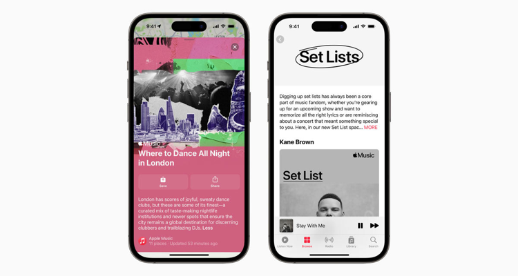 Apple Music concert discovery
