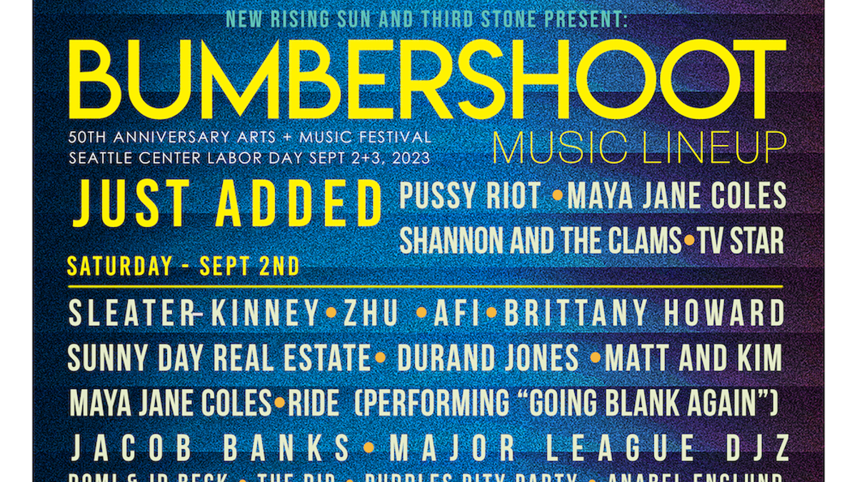 Bumbershoot Announces Daily 2023 Lineup