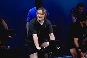 Lewis Capaldi at Peloton in London