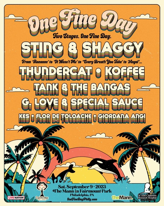 Sting and Shaggy Launch 'One Fine Day' Music Festival in Philly