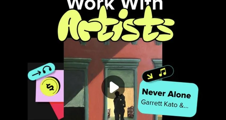 TikTok Work with Artists Feature